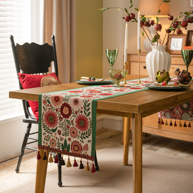 Christmas Table Runner - Винтажная дорожка для стола в американском