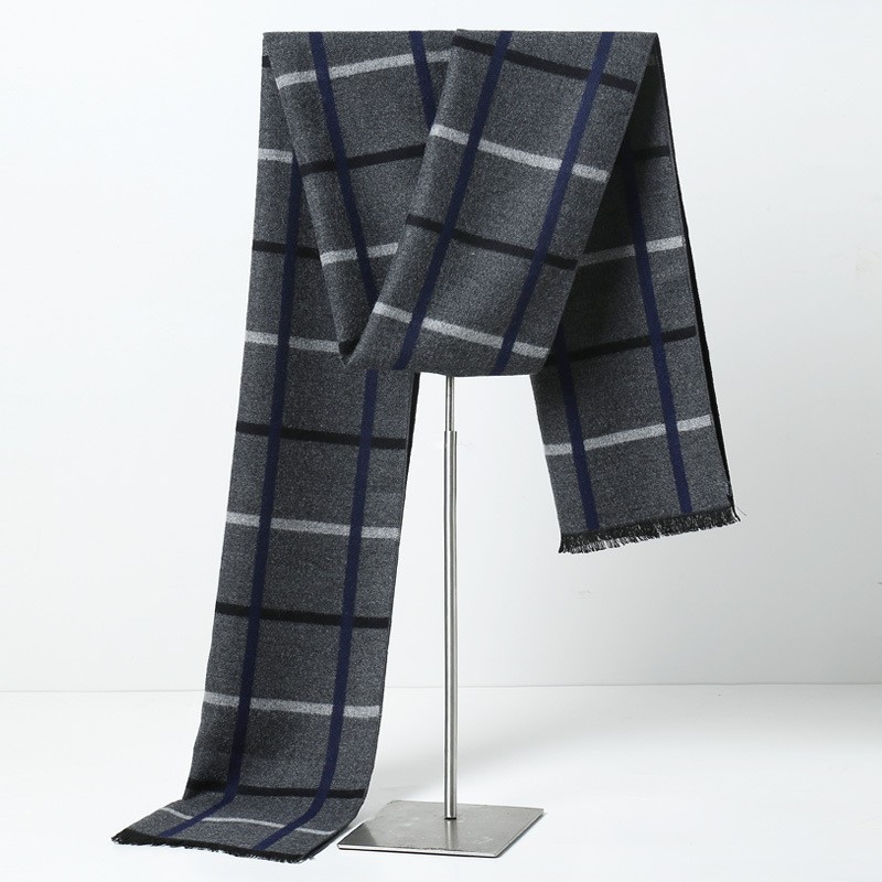 Christmas Throw Blanket - Дизайнерские брендовые клетчатые мужские шарфы, зимний