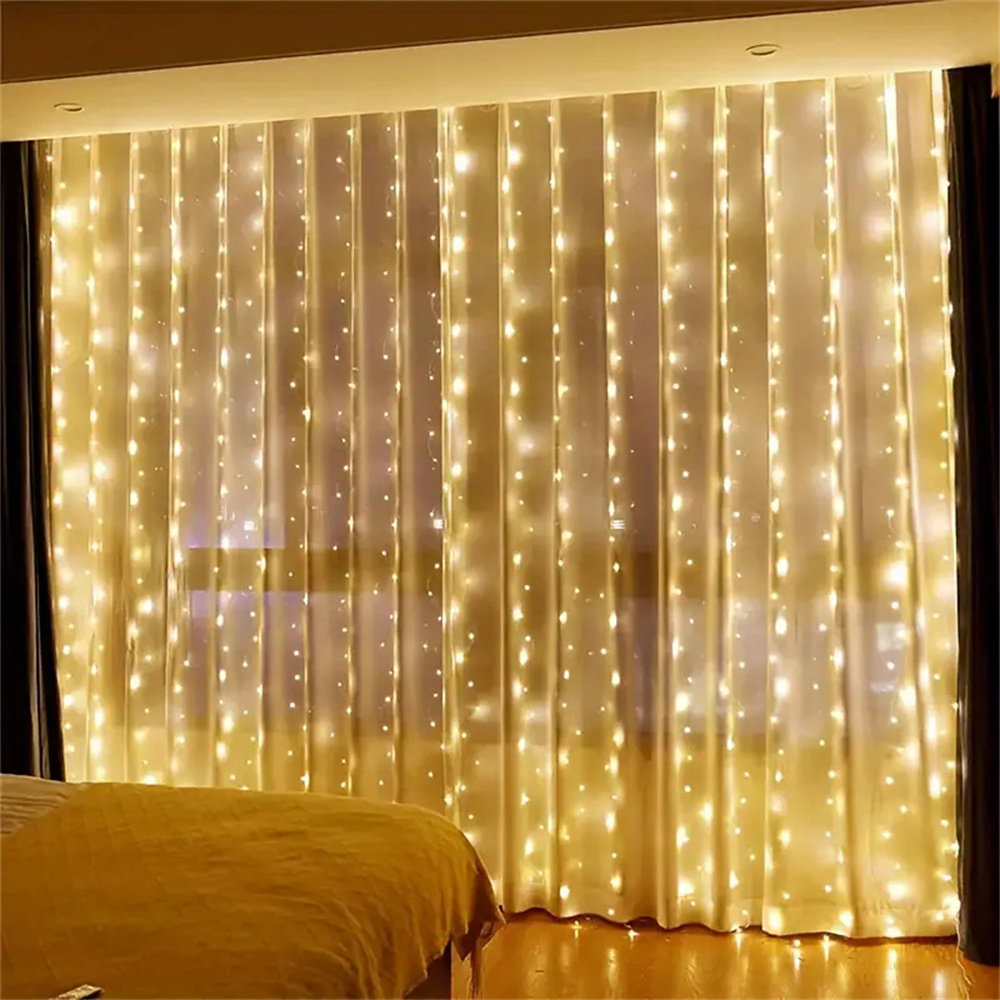 Светодиодная гирлянда-штора 3/ – обзор и цена Led Fairy String Lights