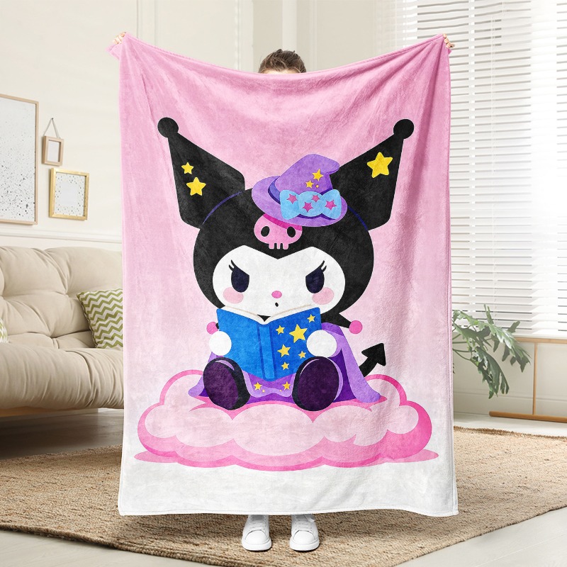 Плед Sanrio Kuromi Witch Magic – обзор и цена Christmas Throw Blanket