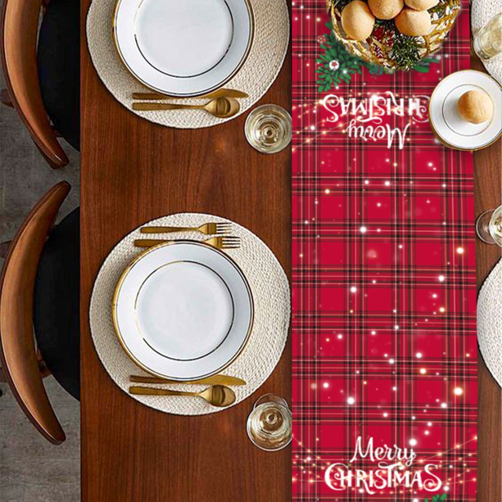 Рождественская дорожка на стол – обзор и цена Christmas Table Runner