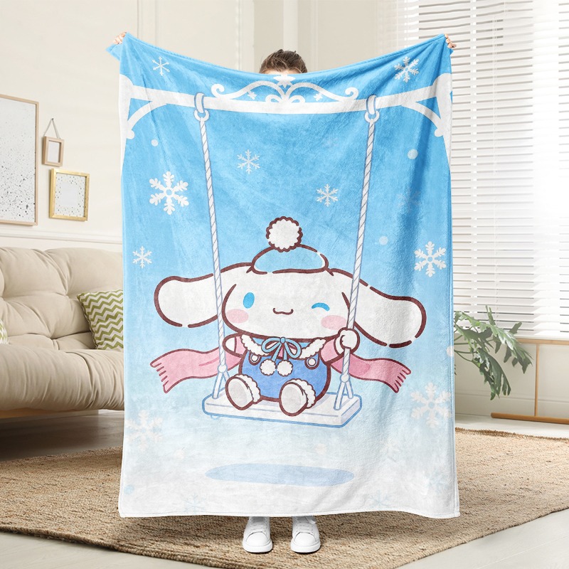 Плед Sanrio Cinnamoroll Winter – обзор и цена Christmas Throw Blanket