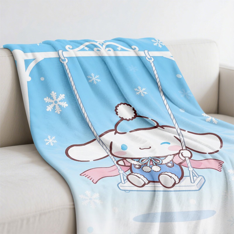 Плед Sanrio Cinnamoroll Winter – обзор и цена Christmas Throw Blanket