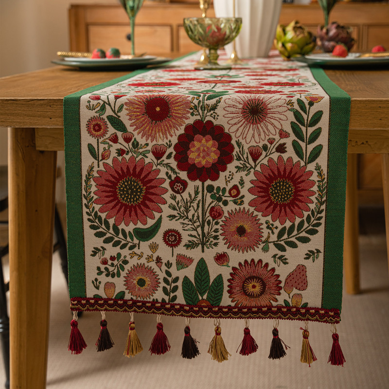 Винтажная дорожка для стола в  – обзор и цена Christmas Table Runner