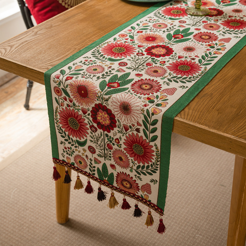 Винтажная дорожка для стола в  – обзор и цена Christmas Table Runner