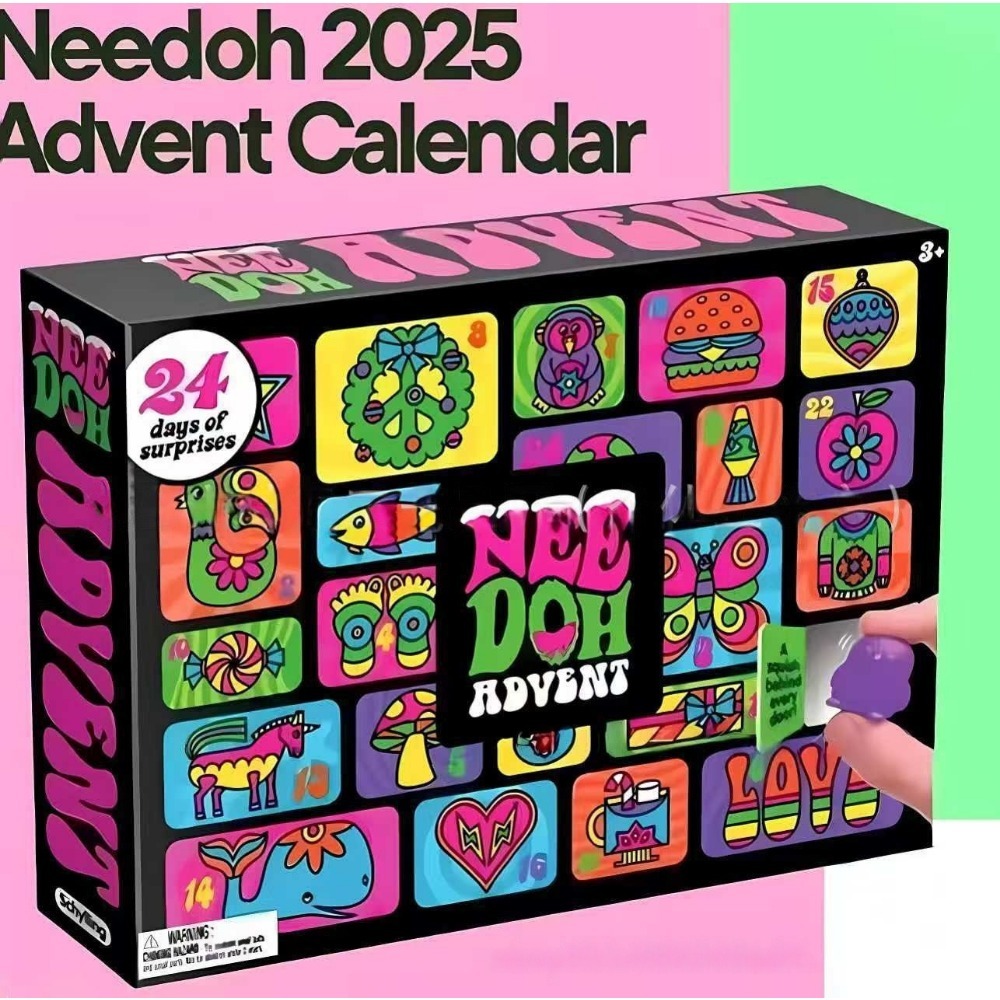 Адвент-календарь NeeDoh 2027,  – обзор и цена Advent Calendar Gift
