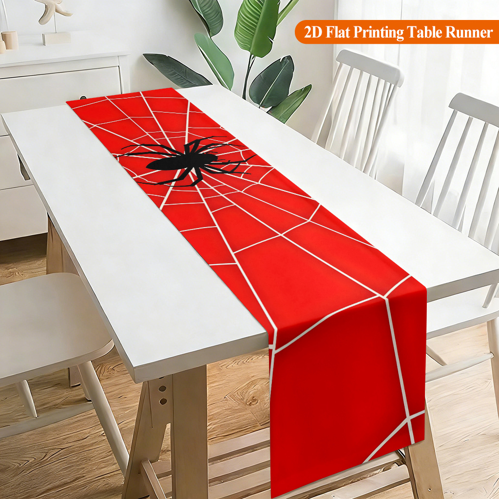 1 шт. Скатерть-паутина с красн – обзор и цена Christmas Table Runner