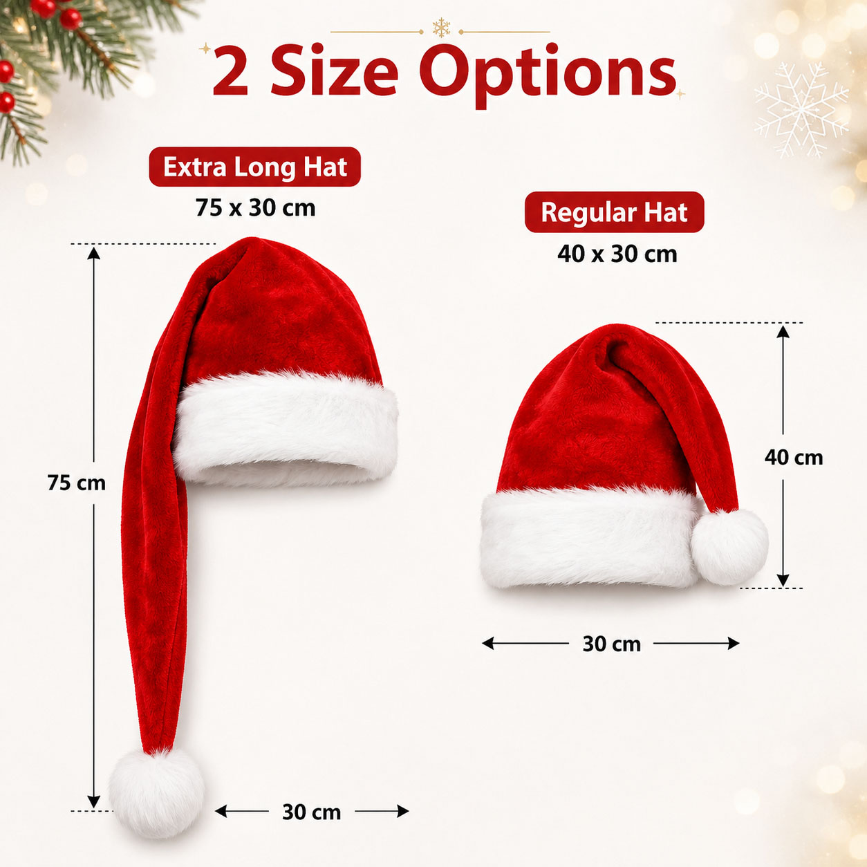 Набор пушистых красных шапок С – обзор и цена Santa Hat Plush